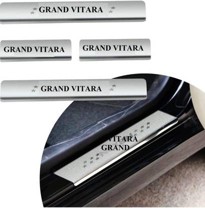 INDMOTIVE DOOR SILL GAURD FOR GRAND VITARA
 /FOOTPATI/FOOTSTEP/PROTECTOR (SET OF 4 ) Door Sill Plate