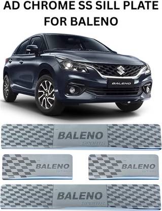 Ad chrome Baleno Foot Step New Door Sill Plate