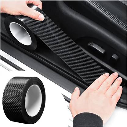 Gadget Deals Black door Car tape-(2 inch*5 meter) car door sill scuff guard protector Door Sill Plate