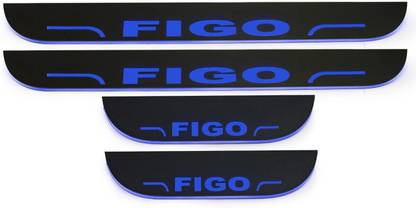 CARMART CCar door LED footstep Matrix moving light scuff sill plate guards for figo Door Sill Plate