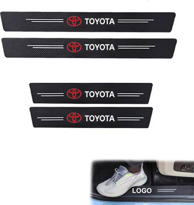 ZOTIMO Carbon Fiber Car Door Sill Plate Protector Stickers Door Sill Plate
