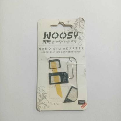 HS Enterprises NOOSY PIN SIM ADAPTER NANO MICRO 4 IN 1 CONVERTER Sim Adapter
