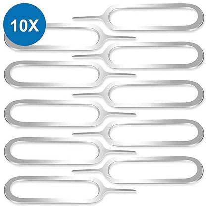 TECHGEAR SIM Card Ejector PIN for All Smartphones (Pack of 10) Sim Adapter