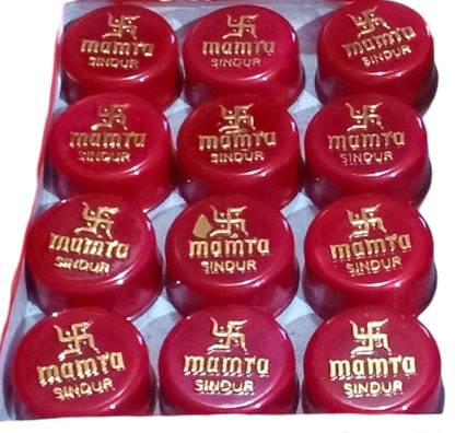 MAMTA Red sindoor powder pack of 12 each 20 gm sindoor for married women POWDER SINDOOR RED