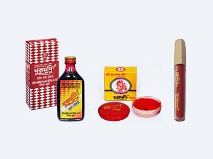 KHUKUMONI ALTA100ml.+ SPL SINDOOR + PREMIUM MRN LIQUID SINDOOR (1+1+1) COMBO Sindoor & Alta