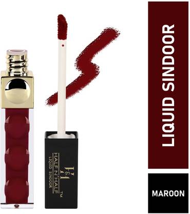 Half N Half Sparkling LIQUID SINDOOR Water Proof H-11 Maroon Sindoor