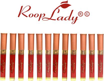 Roop Lady Herbal Liquid Sindoor, Long Lasting Chemical Free & Waterproof Pack of 12 Sindoor