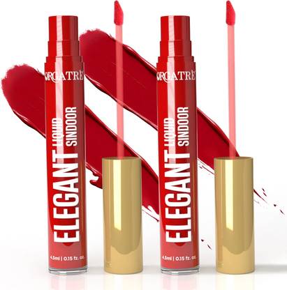 Orgatre Elegant Liquid Sindoor Red Combo – Long-Lasting, Smudge-Proof & Skin-Friendly Liquid Sindoor