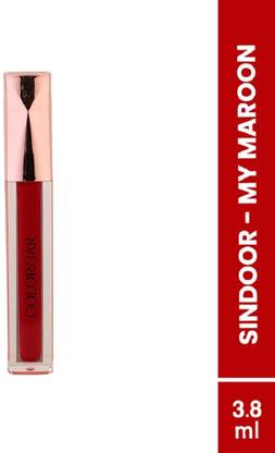 COLORBAR Sindoor, Maroon, 3.8 ml Smudge proof formula Long lasting liquid