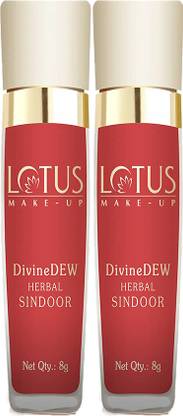 LOTUS MAKE - UP Divine Dew Herbal Sindoor Rosy Blush 8g(Pack of 2) Liquid