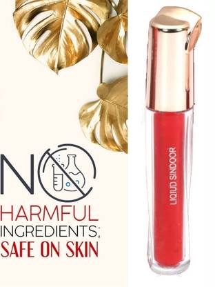 Amaryllis Most Trening Red Sparkling LIQUID SINDOOR Water Proof Red Sindoor Sindoor