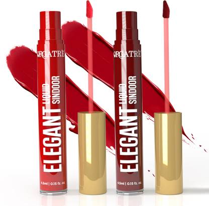 Orgatre Elegant Liquid Sindoor Combo Pack – Long-Lasting, Smudge-Proof & Skin-Friendly Liquid Sindoor Waterproof