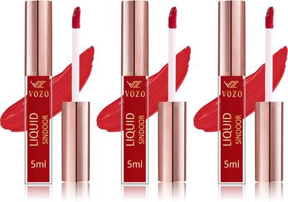 VOZO Intense Red Liquid Sindoor Waterproof and Smudge proof Liquid Sindoor