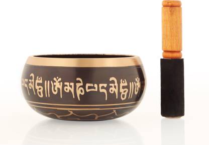 The Healing Store 5.5" Singing Bowl Tibetan Buddhist Prayer Instrument meditation Singing Bowl Singing Bowl Stick