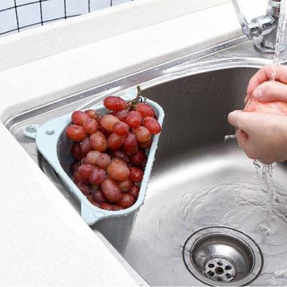 Radha Sink Basket/ Sponge Holder/ Soap Organizer/Hanging Shelf Kitchen Rack X1.921 Regular Organizer