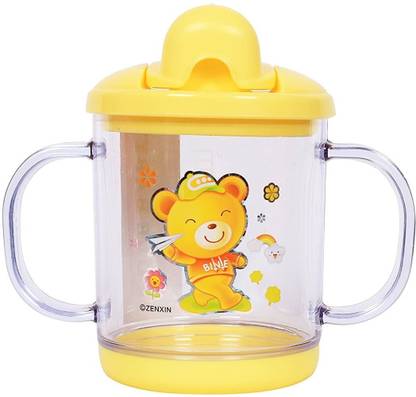 Baby Shopiieee Sippy Cups For Toddlers with Spout Learner Cup with Handle for Boy, Water Bottle for Baby 6 Months