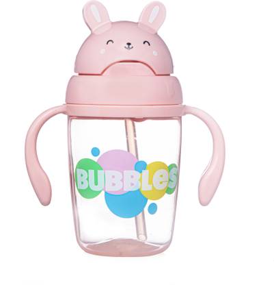 Bubbles Premium Baby Straw Sipper Bottle 320 ml BPA Free Sippy Cup For Kids