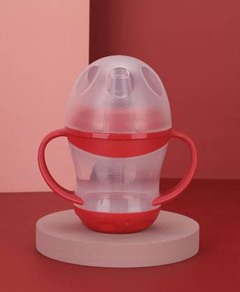 Jingle Kids Baby Unbreakable Learning Sipper Cup 200ml Twin Handles Sipper Bottle Dust-Proof