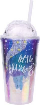 Cutiecubs Cutie Cubs Cute Mermaid Desig,BPA Free, Along with Straw for Cold Shakes, Juice,
