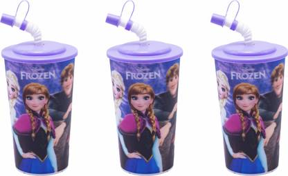 SKI Homeware 3D Big Glass with Straw & Lid