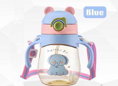 LittleLight Eco-friendly Baby Water Bottle For Kids With Straw & Strap Children Drinkware