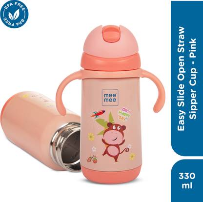 MeeMee Easy Slide Open Straw Sipper Cup