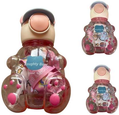 Cozy sipper bear botle PNK