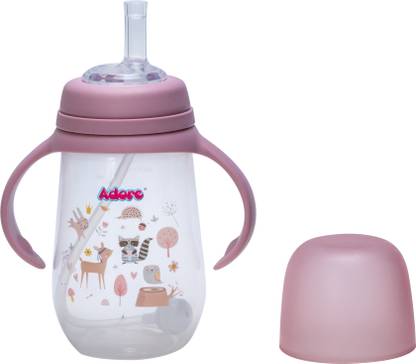 Adore Great Britain! The Weighted Silicone Straw Sipper w Twin Handle- Ergonomic-250ml