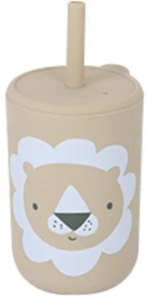 GUCHIGU Baby silicon sipper cup with straw training system, 100% BPA free Sippy cup