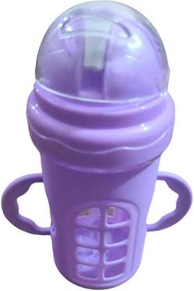 TinyJoy Baby Sipper Bottle/ Kids Drinking Water Bottles/Straw Sipper Cup with Handle