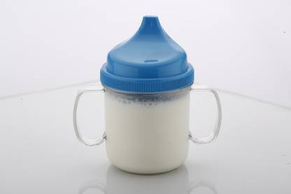 Cookzella Baby Sipper/Sippy Cup 225ml, Anti-Spill Design