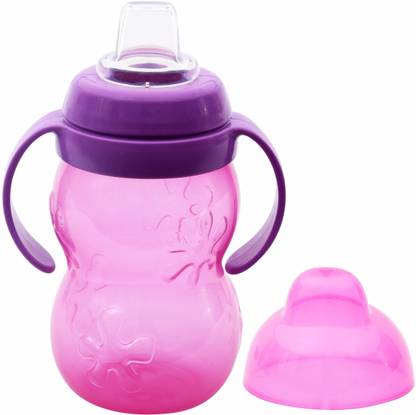 1st Step BPA Free Anti-Spill Soft Silicone Spout Baby Sipper Cup with Twin Handle- 250ml
