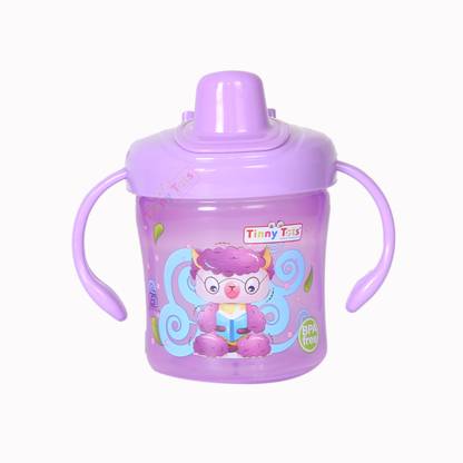 TINNY TOTS Baby Premium Sippy Cup Learning Sipper Feeding Bottle Unbreakable Feeder