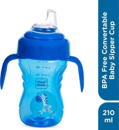 MeeMee Baby Sipper cup BPA free convirtable for toddler kid , soft spout straw mug