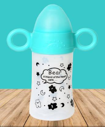 Jingle Kids Baby Unbreakable Learning Sipper Cup Twin Handles Sipper Bottle Dust-Proof