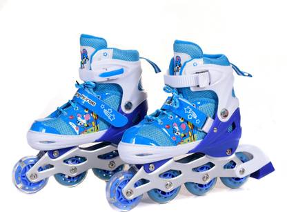 IRIS Kids 3 in 1 Convertible, Adjustable Inline Roller Skates for Beginners, Intermediates and Professionals In-line Skates - Size 3-6 UK