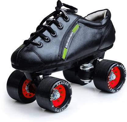 Jaspo Sprint Pro 10 Quad Shoes Fixed Body Roller Skates Approximate Beginners(26.5 cm) Shoe Skates - Size 7 UK