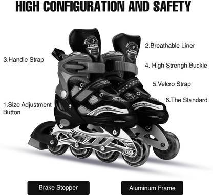 Velokart Skating Shoe In-line Skates - Size 6-9 UK