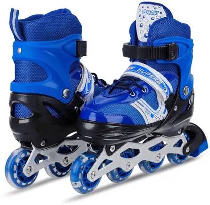 J K INTERNATIONAL High quality Skating Shoe have different size and with PU LED wheel In-line Skates - Size 6-9 UK