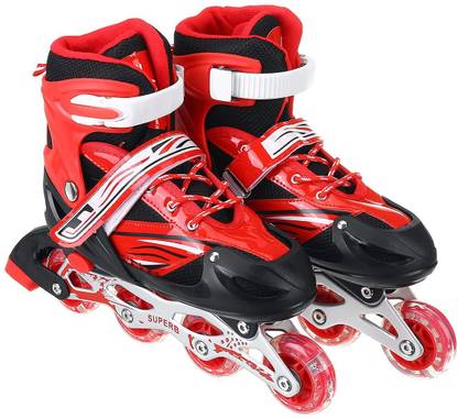ShopiMoz Speed Skating Shoes Racing Shoes Adult Big Wheel Speed Inline Roller Skates In-line Skates - Size 6-9 UK