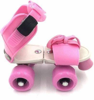 CrazyBuy NEW-pink skattee Quad Roller Skates - Size 5-12 UK