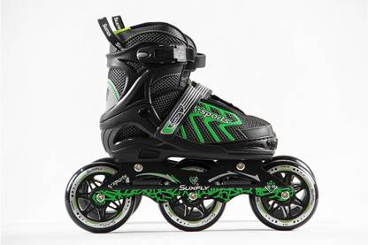 J K INTERNATIONAL Radar Hydra-Max Adjustable In-line Skates - Size 6-9 UK