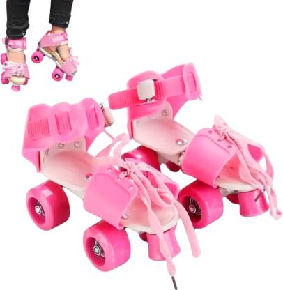 KAVANA Roller skates for boys and girls in line skating shoe. Quad Roller Skates 1 Quad Roller Skates - Size 4--12 UK