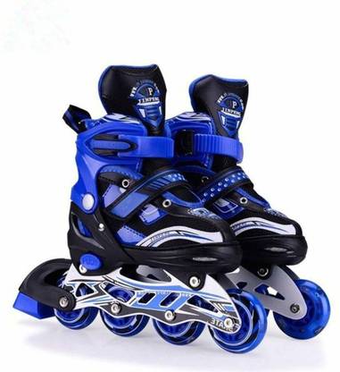 Nysha Smart Mall Inline Skates Size Adjustable Age Group 6-14 Years for Boys In-line Skates - Size Free UK