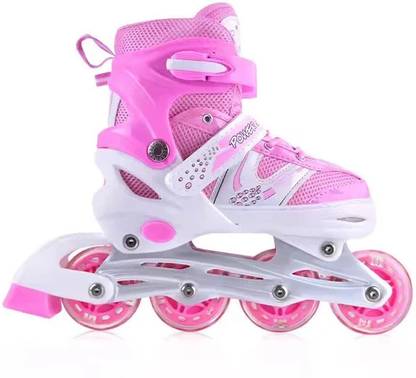 YAMA IMPEX High quality in-line have different size with PU LED wheel Shoe Skates In-line Skates - Size 9 UK