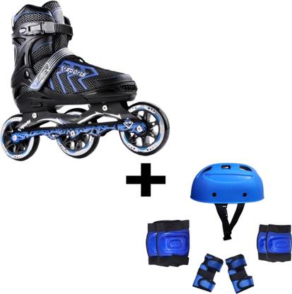 TRENDLER Unisex Marshal Trainers Adjustable Inline_Skate_Wheel Roller Skates Combo In-line Skates - Size Free UK
