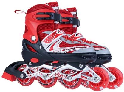Lyrovo Adjustable In-line Skates - Size (J11-2) UK