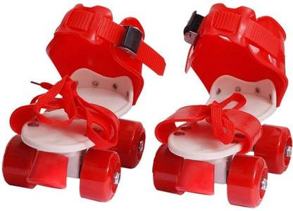 LIVE SPORTS New Roller Skating Skate Shoes For Unisex/Kids With Ajustable Quad Roller Skates - Size 4-8 UK