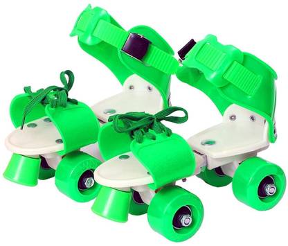 GREST Roller Skates Front Brakes for 5-15 Age Group Years Adjustable Inline Skating In-line Skates - Size 4-7 UK