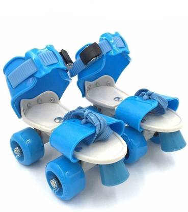 MON N MOL Roller Adjustable Skating Shoes for Kids Quad Roller Skates - Size 7-9 UK